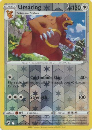 Ursaring 123/189 Reverse Holo | Astral Radiance | Pokemon Card