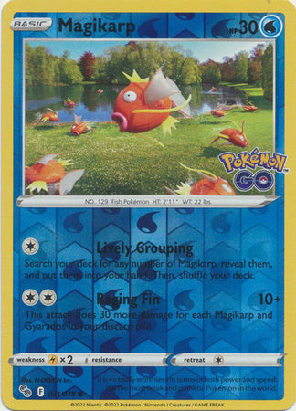 Magikarp 21/78 Reverse Holo | Pokémon GO | Pokemon Card