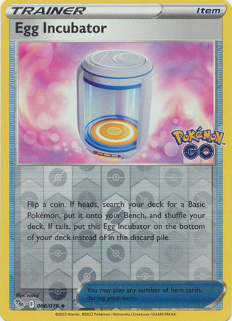 Egg Incubator 66/78 Reverse Holo | Pokémon GO | Pokemon Card