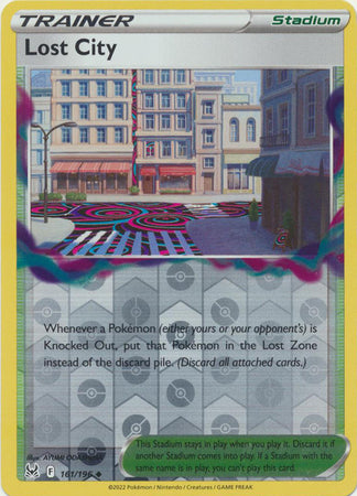 Lost City 161/196 Reverse Holo | Lost Origin | Pokemon Card