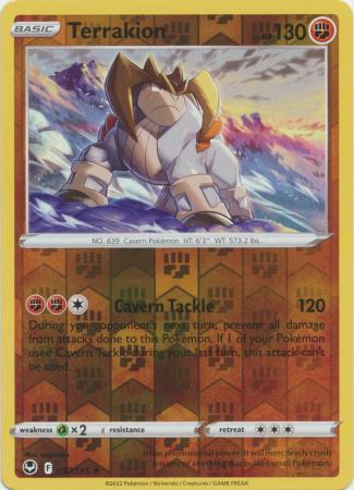 Terrakion 97/195 Reverse Holo | Silver Tempest | Pokemon Card