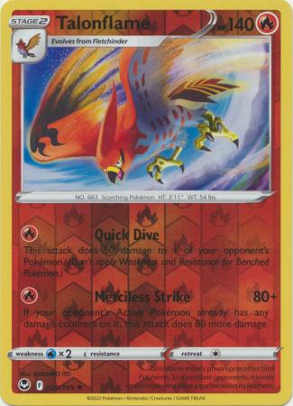 Talonflame 29/195 Reverse Holo | Silver Tempest | Pokemon Card