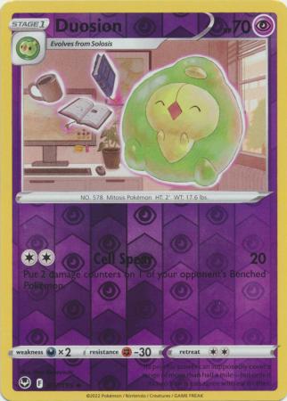 Duosion 77/195 Reverse Holo | Silver Tempest | Pokemon Card
