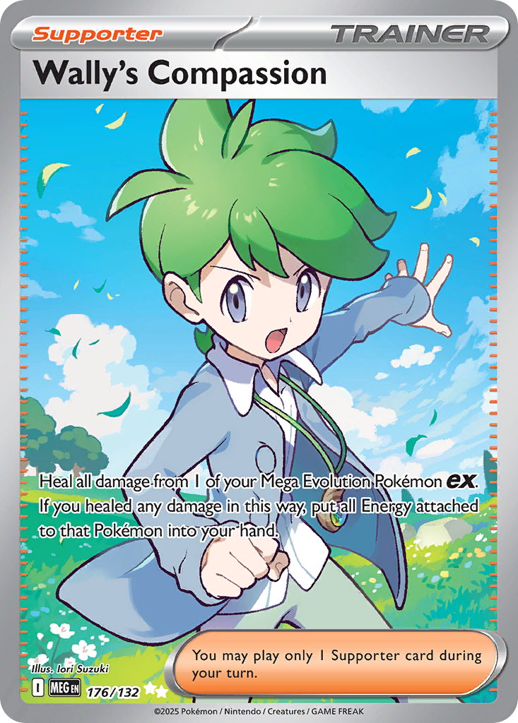 Wally's Compassion 176/132 Ultra Rare | Mega Evolution | Pokemon Card