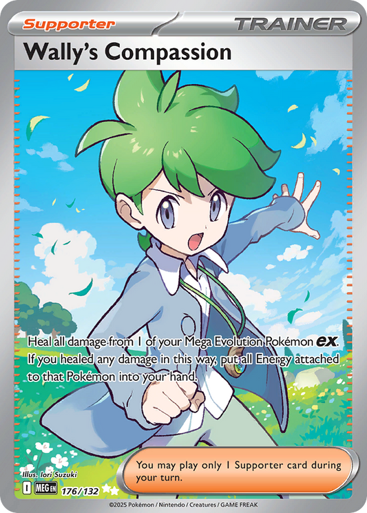 Wally's Compassion 176/132 Ultra Rare | Mega Evolution | Pokemon Card