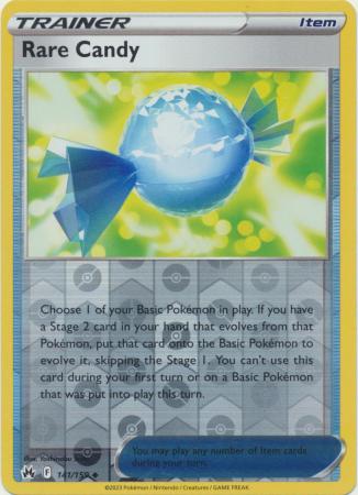 Rare Candy 141/159 Reverse Holo | Crown Zenith | Pokemon Card