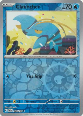 Clauncher 49/198 Reverse Holo | Scarlet & Violet | Pokemon Card