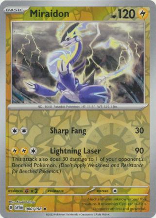 Miraidon 80/198 Reverse Holo | Scarlet & Violet | Pokemon Card