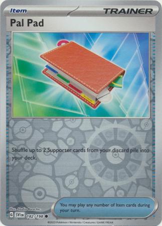 Pal Pad 182/198 Reverse Holo | Scarlet & Violet | Pokemon Card