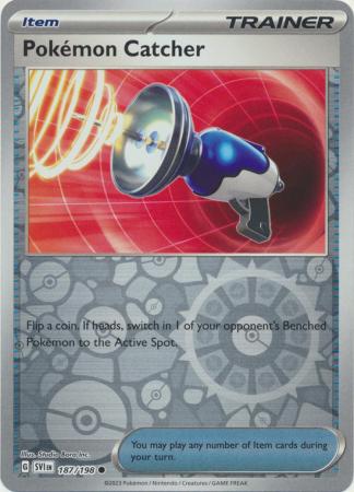 Pokémon Catcher 187/198 Reverse Holo | Scarlet & Violet | Pokemon Card