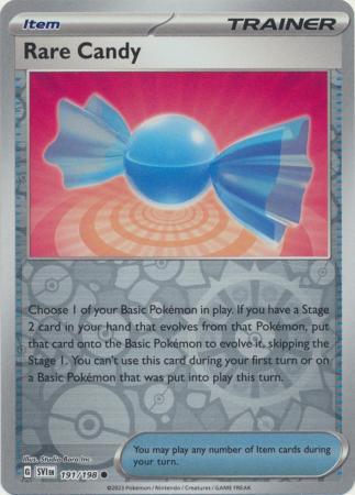 Rare Candy 191/198 Reverse Holo | Scarlet & Violet | Pokemon Card