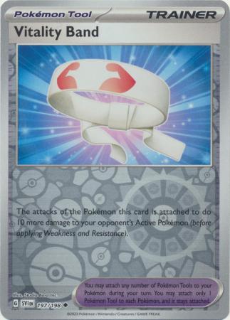 Vitality Band 197/198 Reverse Holo | Scarlet & Violet | Pokemon Card