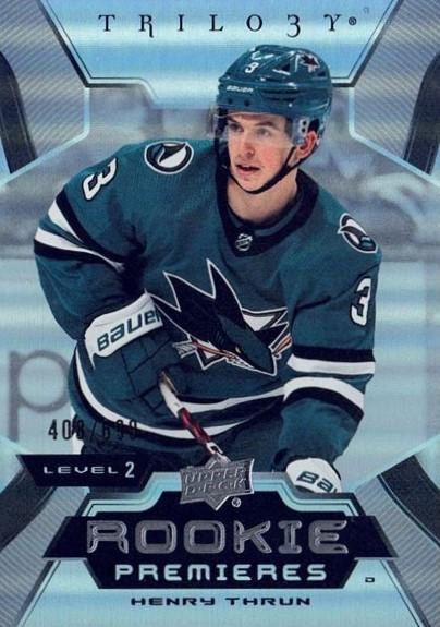 Henry Thrun #177 San Jose Sharks | 2023-24 Upper Deck Trilogy | NHL Trading Card