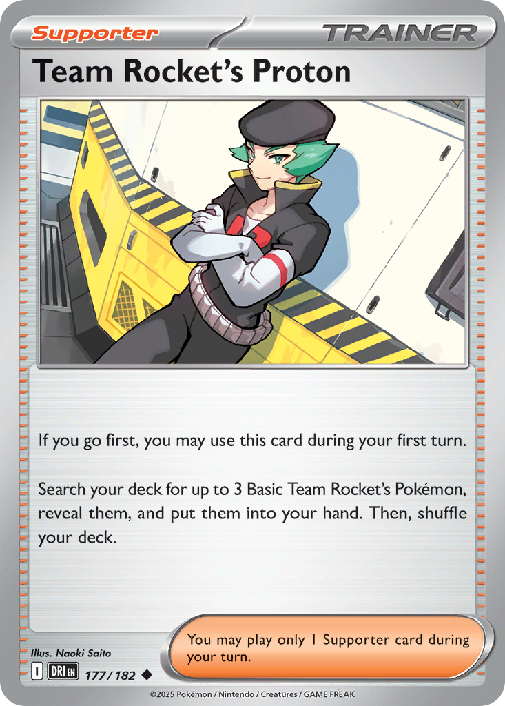 Team Rocket's Proton 177/182 Uncommon | Destined Rivals | Pokemon Card