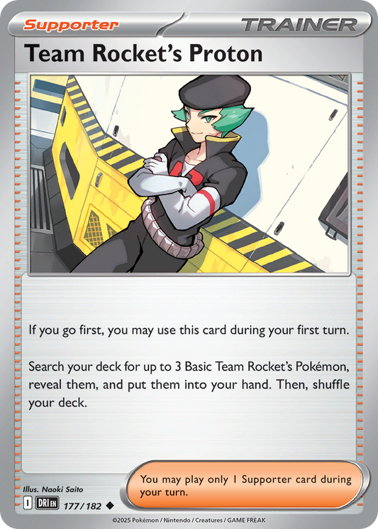 Team Rocket's Proton 177/182 Uncommon | Destined Rivals | Pokemon Card