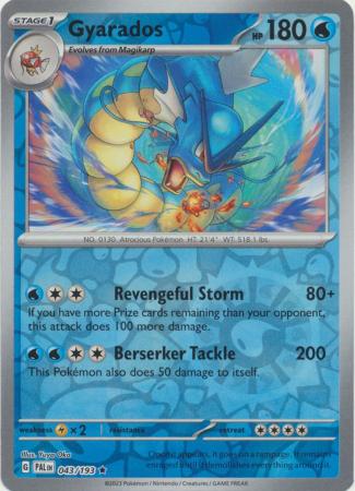 Gyarados 43/193 Reverse Holo | Paldea Evolved | Pokemon Card