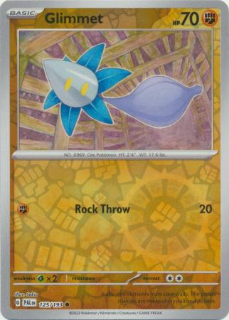 Glimmet 125/193 Reverse Holo | Paldea Evolved | Pokemon Card