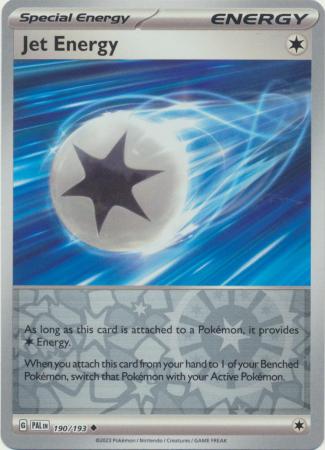 Jet Energy 190/193 Reverse Holo | Paldea Evolved | Pokemon Card