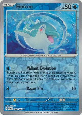 Finizen 60/197 Reverse Holo | Obsidian Flames | Pokemon Card