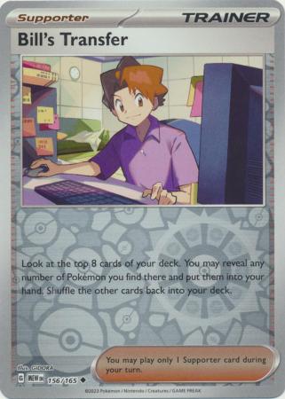 Buy Bill's Transfer Uncommon | 151 | Pokemon Card Australia  Brickheads  Collectables