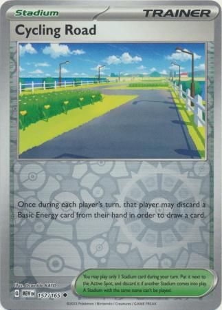 Cycling Road 157/165 Reverse Holo | 151 | Pokemon Card