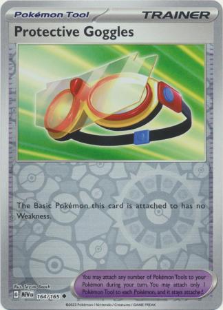 Protective Goggles 164/165 Reverse Holo | 151 | Pokemon Card