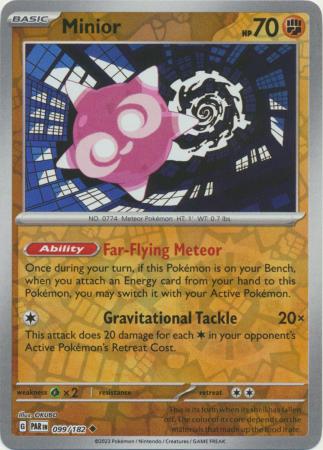 Minior 99/182 Reverse Holo | Paradox Rift | Pokemon Card