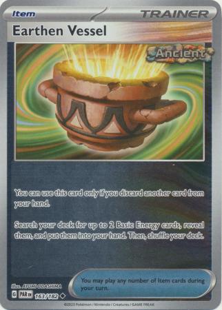 Earthen Vessel 163/182 Reverse Holo | Paradox Rift | Pokemon Card
