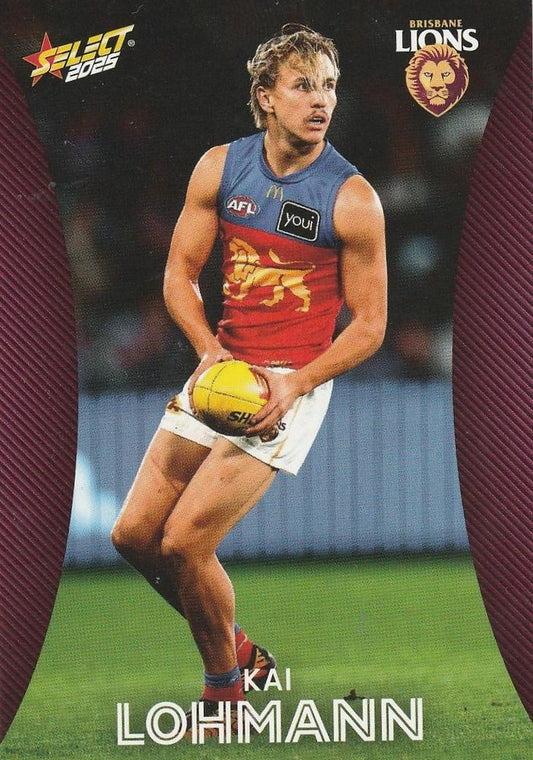 Kai Lohmann #17 Brisbane Lions | 2025 Select AFL Footy Stars | Trading Card