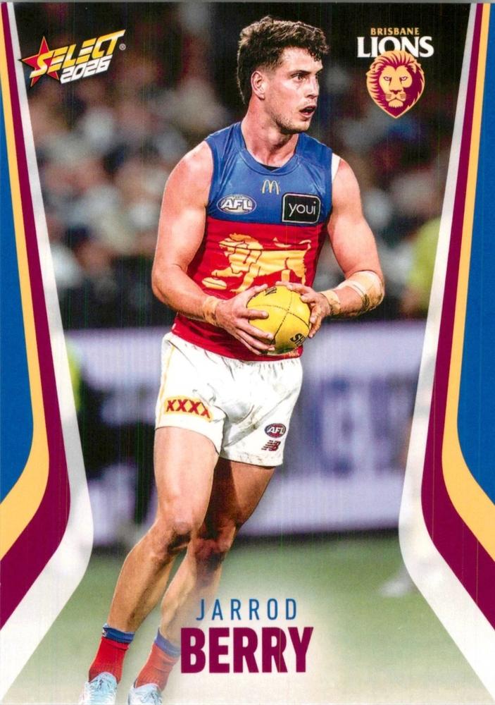 Jarrod Berry #17 Brisbane Lions | 2026 Select AFL Footy Stars | Trading Card