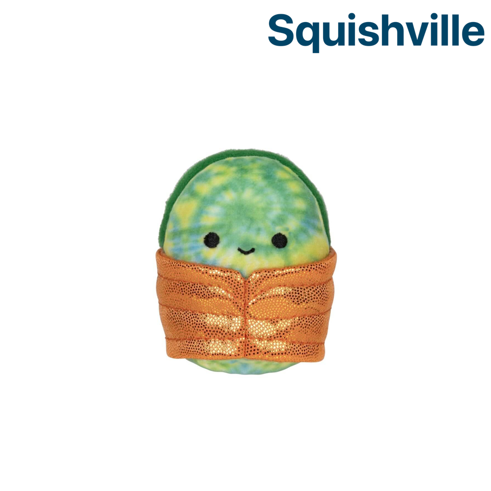 Naddie the Turtle with Vest ~ 2" Individual SERIES 10 Squishville by Squishmallows