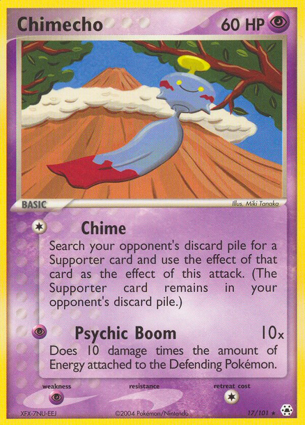 Chimecho 17/101 Rare | Hidden Legends | Pokemon Card