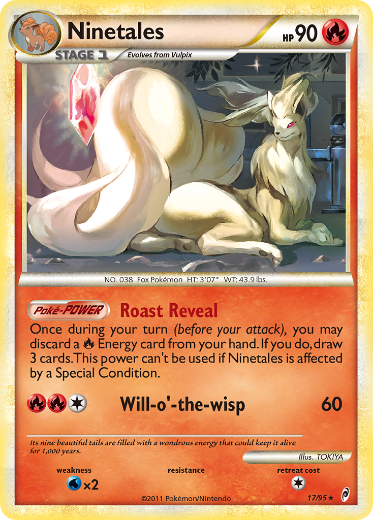 Ninetales 17/95 Rare Holo | Call of Legends | Pokemon Card