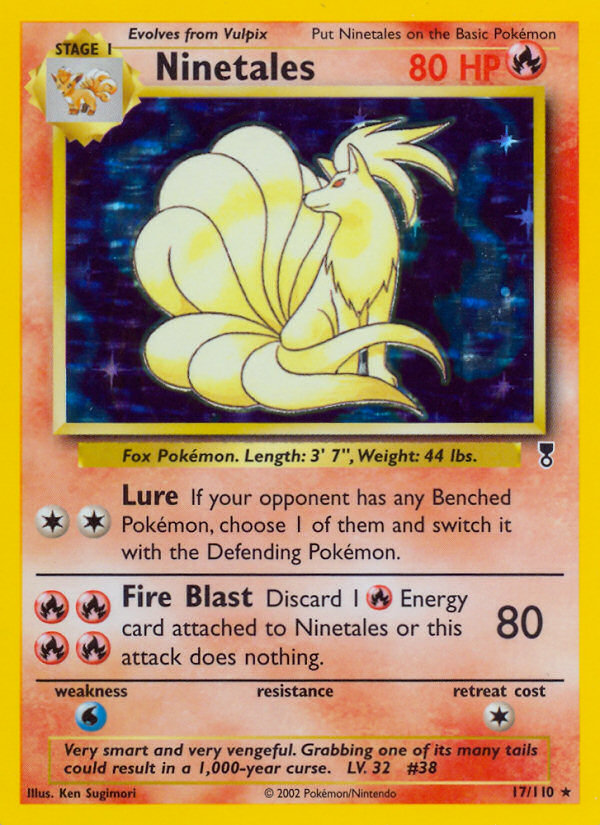 Ninetales 17/110 Rare Holo | Legendary Collection | Pokemon Card