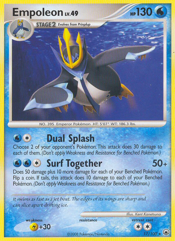 Empoleon 17/100 Rare | Majestic Dawn | Pokemon Card