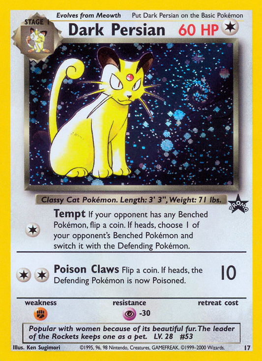 Dark Persian 17/53 Promo | Wizards Black Star Promos | Pokemon Card