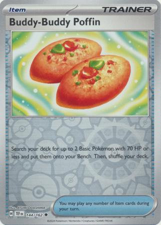 Buddy-Buddy Poffin 144/162 Reverse Holo | Temporal Forces | Pokemon Card