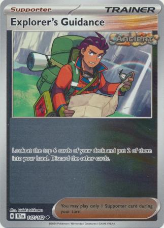 Explorer's Guidance 147/162 Reverse Holo | Temporal Forces | Pokemon Card