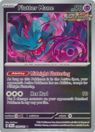 Flutter Mane 78/162 Reverse Holo | Temporal Forces | Pokemon Card