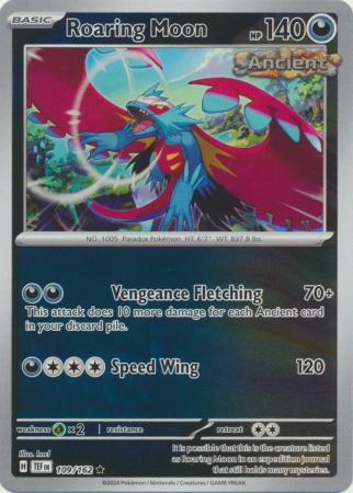 Roaring Moon 109/162 Reverse Holo | Temporal Forces | Pokemon Card