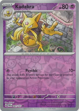 new kadabra pokemon card Buy Kadabra | Twilight Masquerade