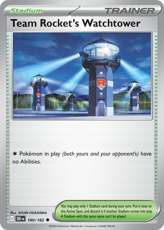 Team Rocket's Watchtower 180/182 Uncommon | Destined Rivals | Pokemon Card
