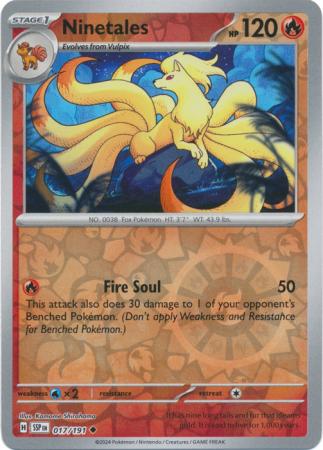Ninetales 17/191 Reverse Holo | Surging Sparks | Pokemon Card