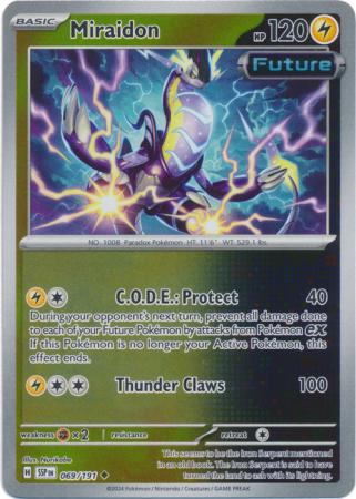 Miraidon 69/191 Reverse Holo | Surging Sparks | Pokemon Card