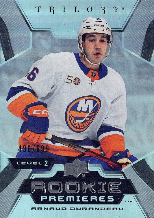 Arnaud Durandeau #181 New York Islanders | 2023-24 Upper Deck Trilogy | NHL Trading Card