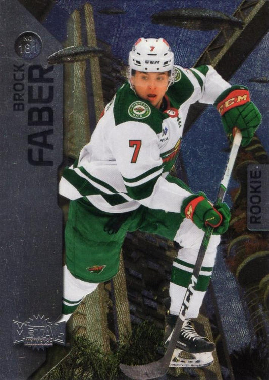 Brock Faber #181 Minnesota Wild | 2023-24 SkyBox Metal Universe | NHL Trading Card