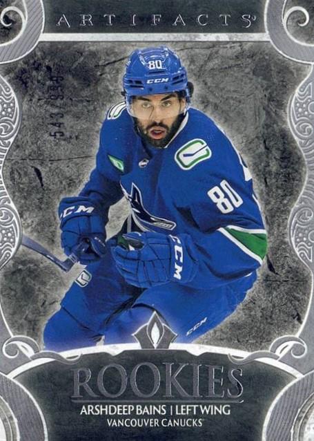 Arshdeep Bains #181 Vancouver Canucks | 2024-25 Upper Deck Artifacts | NHL Trading Card