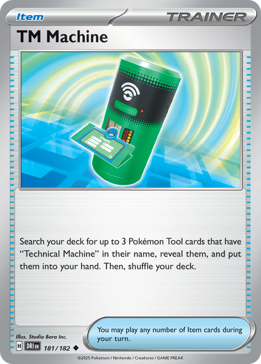TM Machine 181/182 Uncommon | Destined Rivals | Pokemon Card