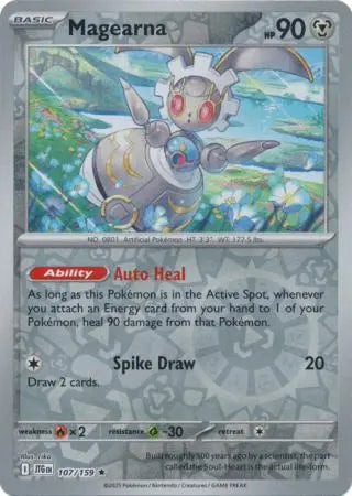 Magearna 107/159 Reverse Holo | Journey Together | Pokemon Card