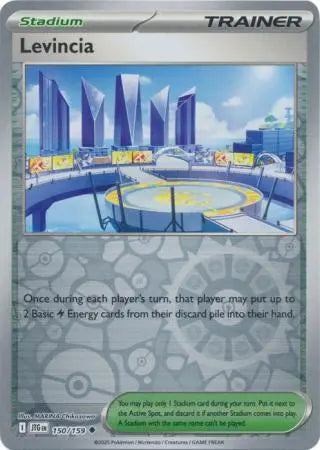 Levincia 150/159 Reverse Holo | Journey Together | Pokemon Card